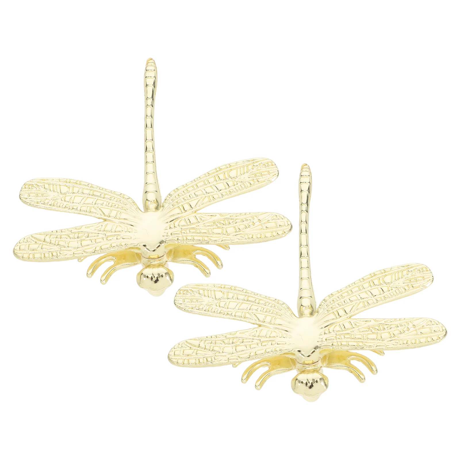 

2pcs Cabinet Drawer Pulls Dragonfly Shape Zinc Alloy Handles Decorative Dresser Knobs For Wardrobe Closet Furniture Hardware