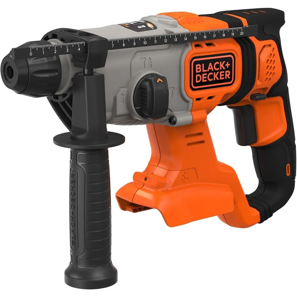 

18V Cordless Hammer Drill with 1.2J Impact, 3 Speeds, 6mm Concrete Bit, Kit Box Included