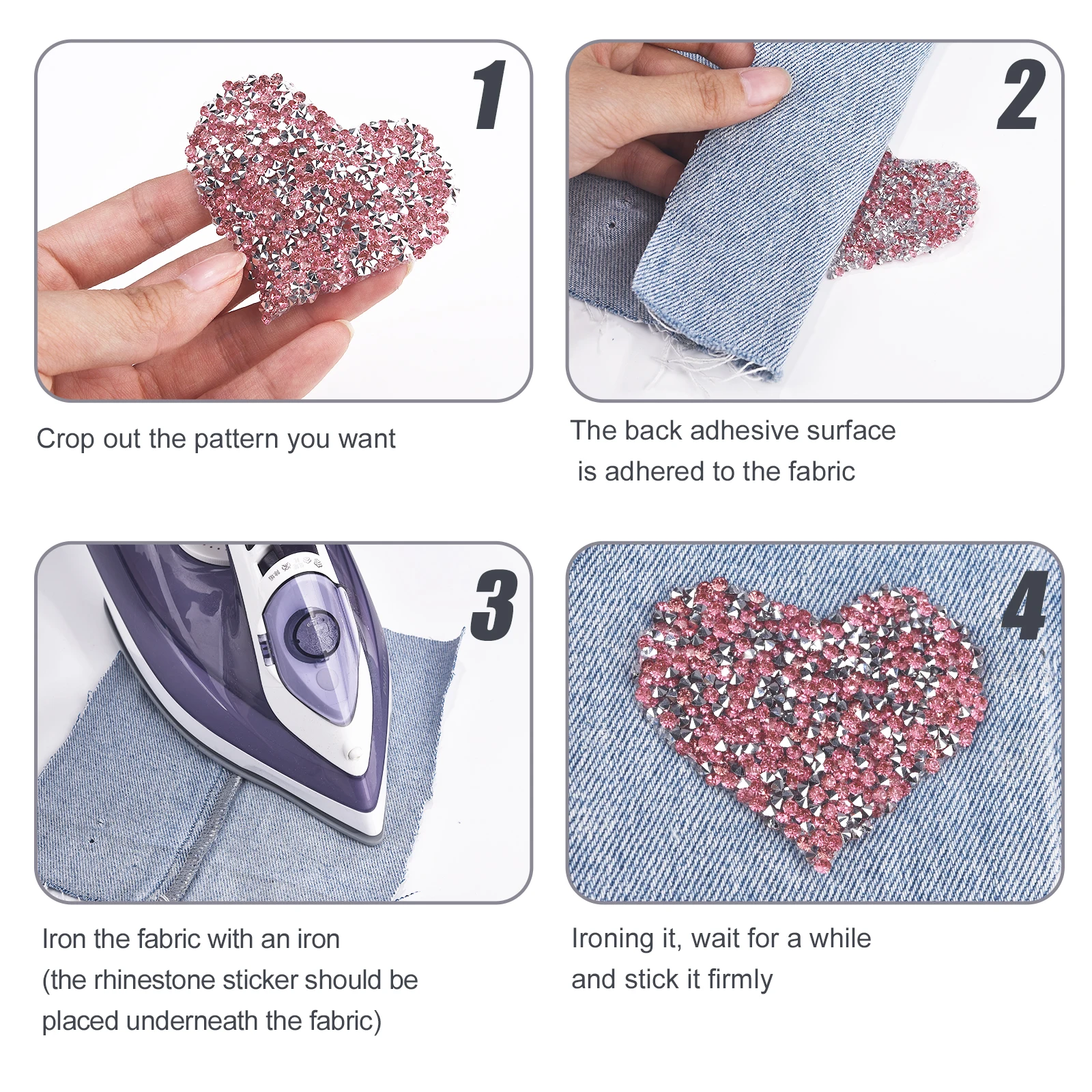 24*40 سنتيمتر ذاتية اللصق كريستال حجر الراين ملصق ملون DIY بها بنفسك الراتنج الماس ملصق ورقة الحرف حقيبة الأحذية سيارة الهاتف الديكور