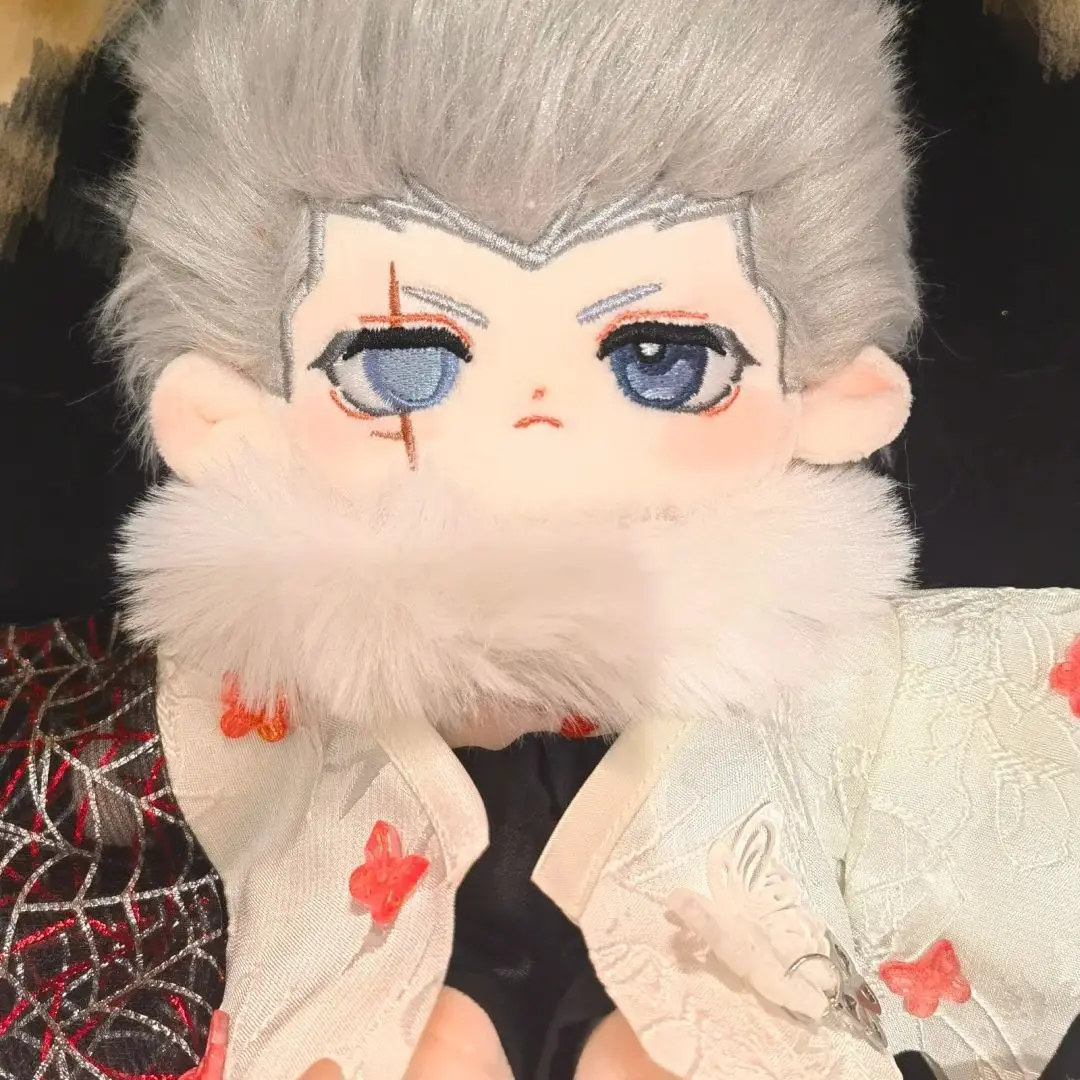 

Anime Role Jan Pierre Polnareff Stuffed Plush Doll Body Dress Up Clothes Plushies Toys Figures Birthday Xmas Gift 20cm