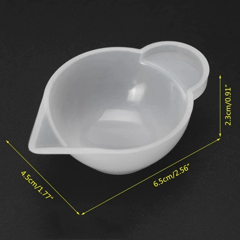 10 Pcs Silicone Mold Cup Dispenser, Mini Measuring Cup,Modulation Tools For DIY Epoxy Resin Craft Promotion