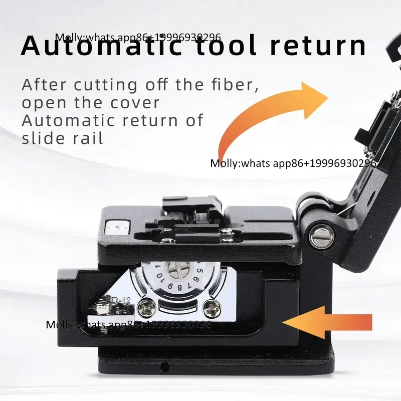High Precision SKL-60S Fiber Optic Cutter in FTTX FTTH Optical Fiber Cleaver 60S with 12 Blades
