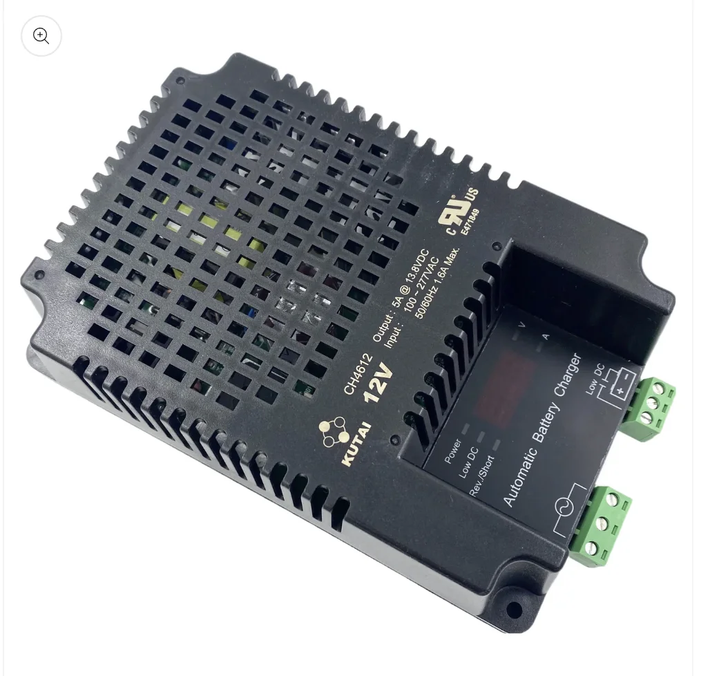 Imagem -02 - Carregador de Bateria Automático Industrial Kutai Led de Fácil Leitura Barco Adultos Motocicleta a Gasolina Ch4612 Ch4624 12v 24v