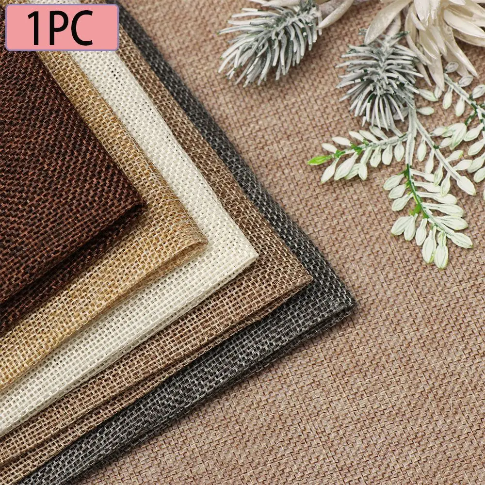 1PC 45*50 45*100 Photography Limitation Linen Solid Color Photography Background Cloth Woven Fabric Vintage Background Props