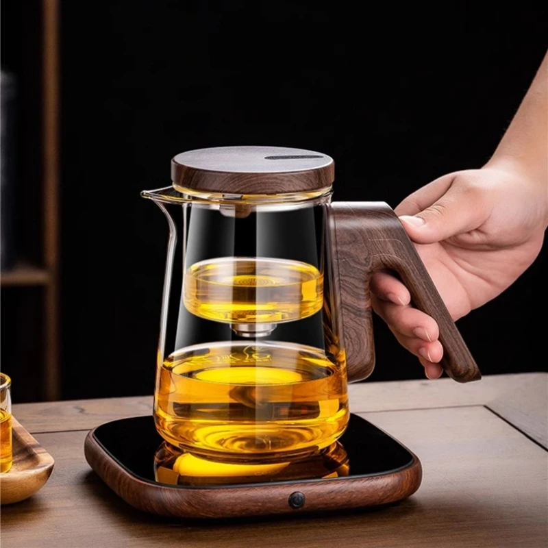 

Magnetic Suction Teapot Rodless One Click Drain High-end Office Tea Separation Cup Household Tea Maker Drinking Utensils