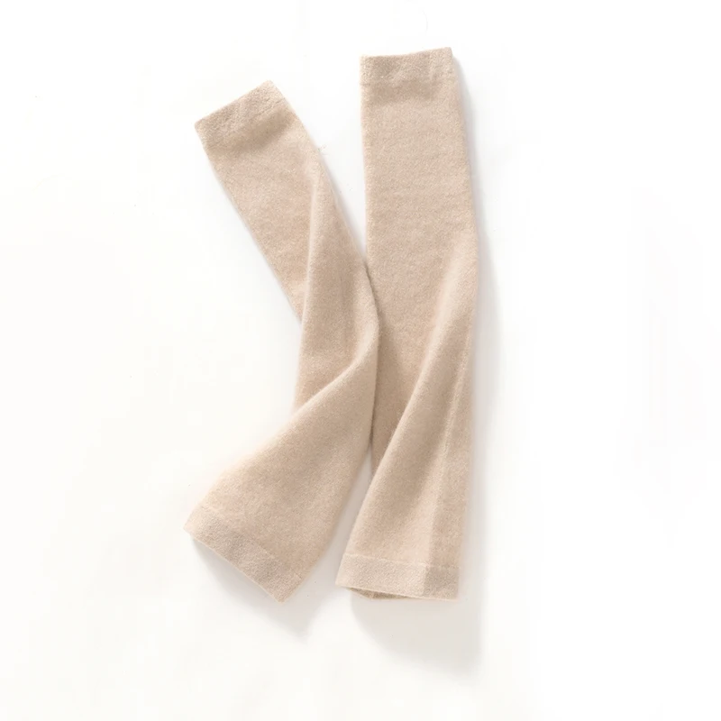 캐시미어 레그 워머 남녀공용 신축성 있는 무릎 높이 레그 슬리브 사계절 착용 가능 편안함과 스타일 (1쌍)