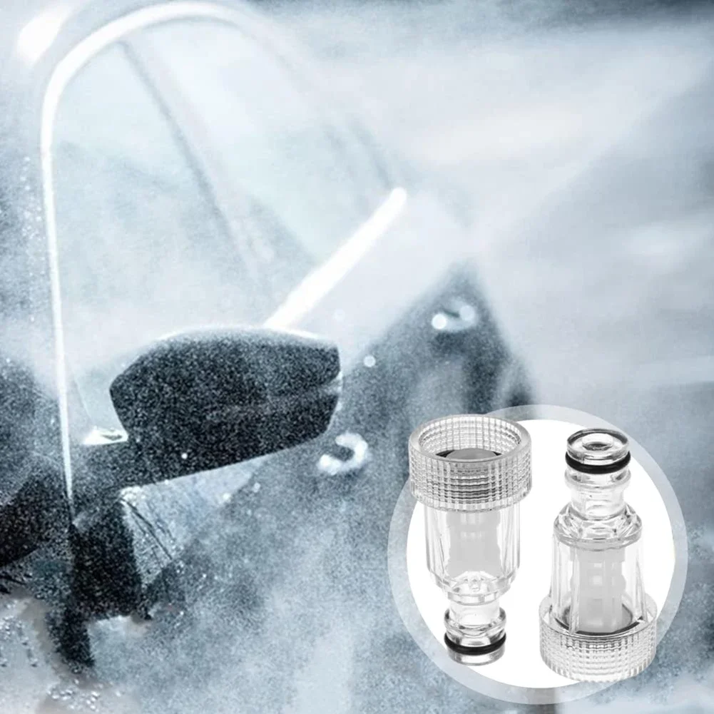 

Car Washer Adapter Pressure Washer Water Connector Filter Set Hose Pipe Fitting, Filter , Engineering Plastic Body Material