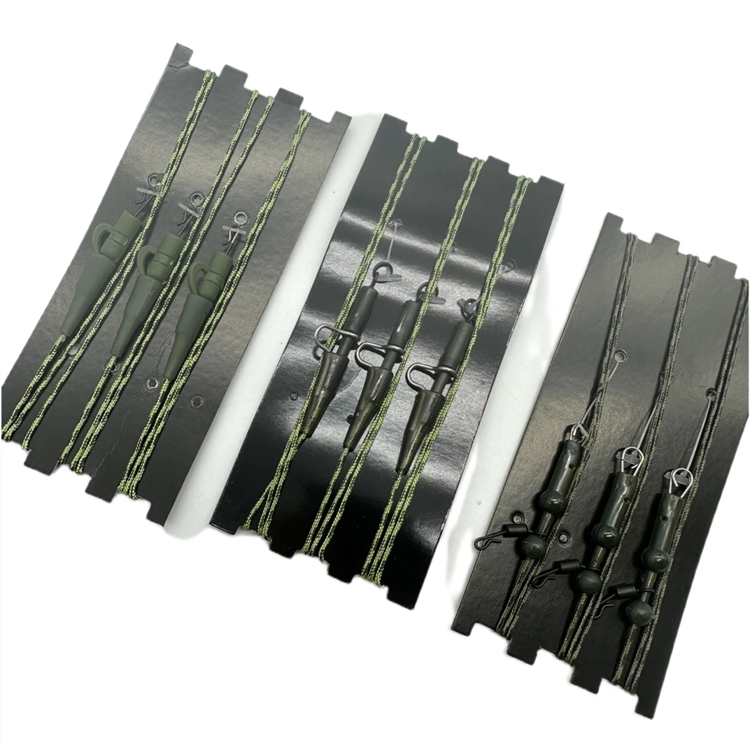 Ligne de pêche tressée à noyau de plomb, 45 intelhanol core, à changement rapide, PE, camouflage vert