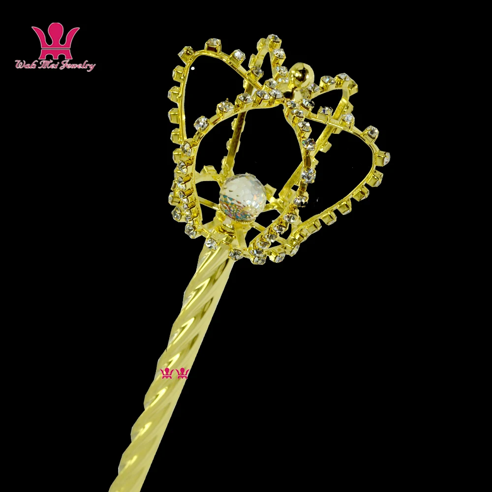 Scepter Australian Rhinestone Crystal Fashion Jewelry Play Accessories Character Props Pageant Contest Crown Things Mk022