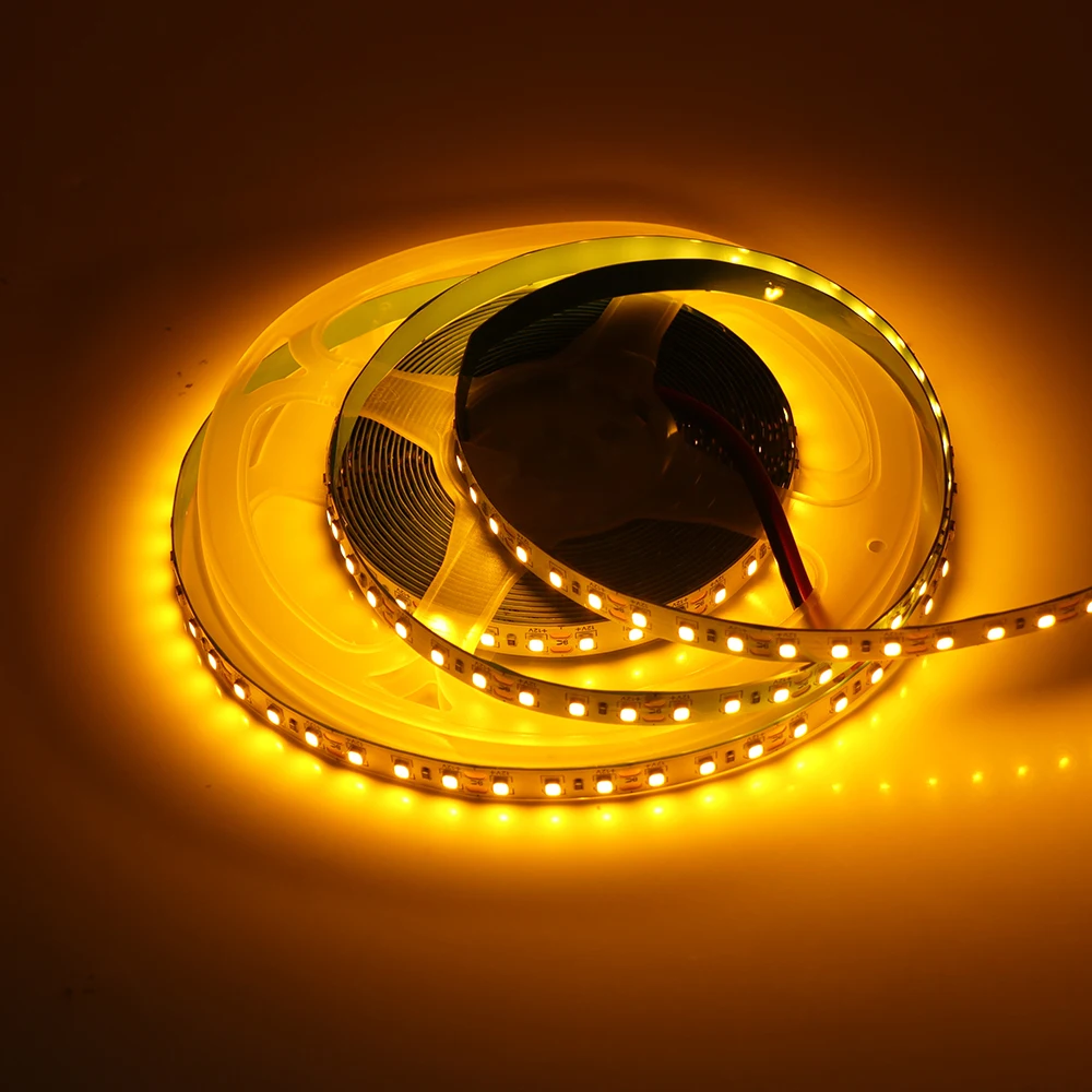 12V 24V 5m 10m 20m 50m 100m LED Strip Light 2835 120 LEDs Flexible Tape Bright 8mm PCB 13 Colors Home Decoration Not Waterproof