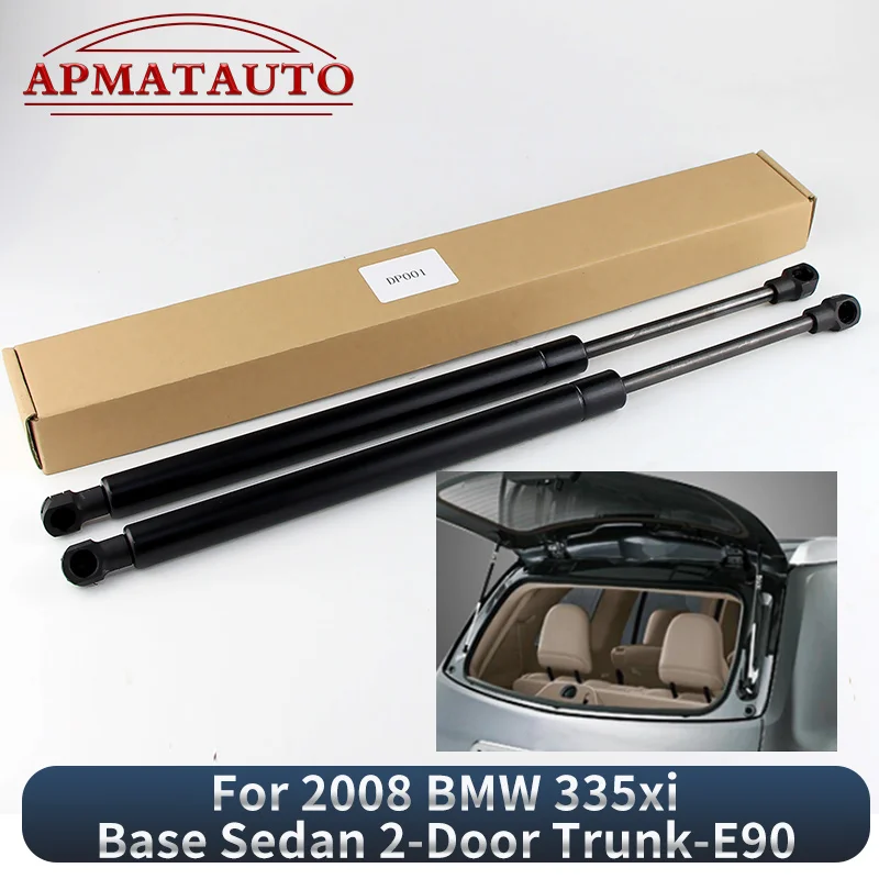 

2PCS Rear Tailgate Boot Gas Struts Support For 2008 BMW 335xi Base Sedan 2-Door Trunk-E90
