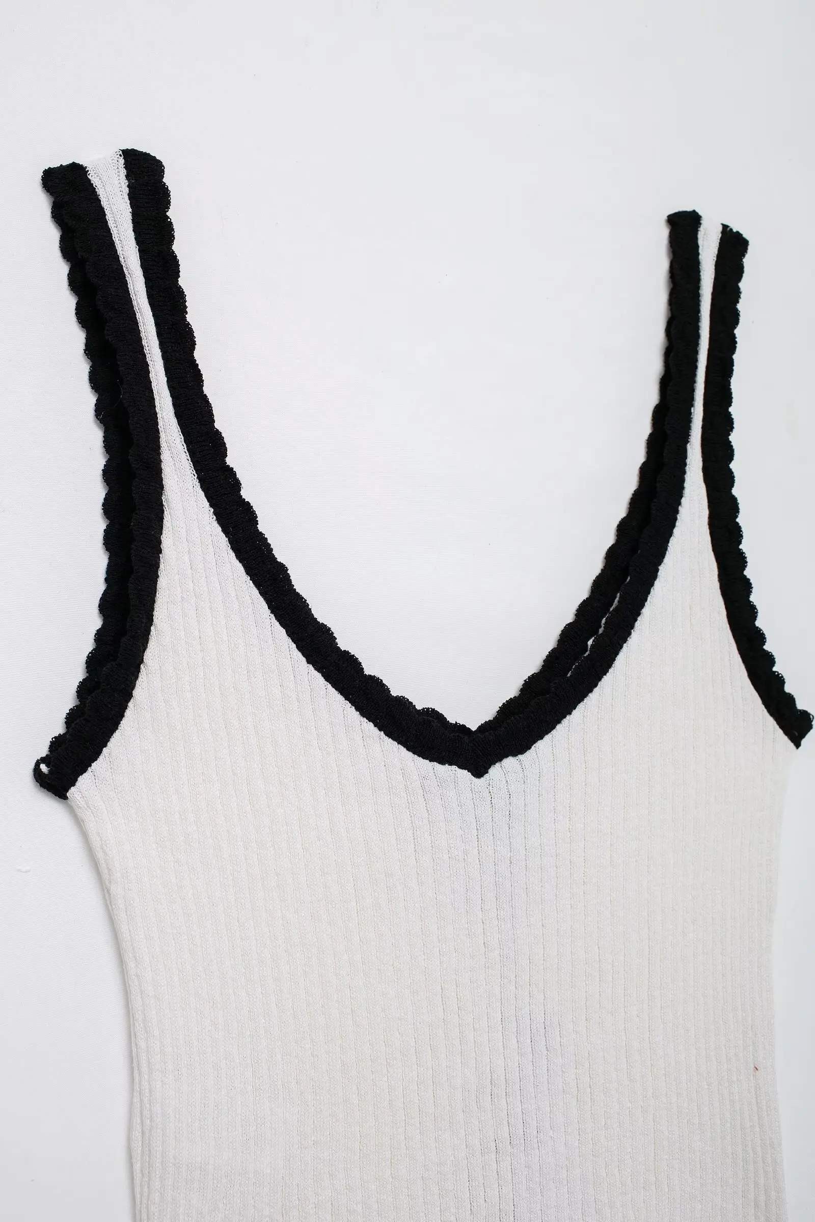 Tangada 2024 Summer Women Bow Knitted Tank Strap Female Sleeveless Camis Top 3h0611