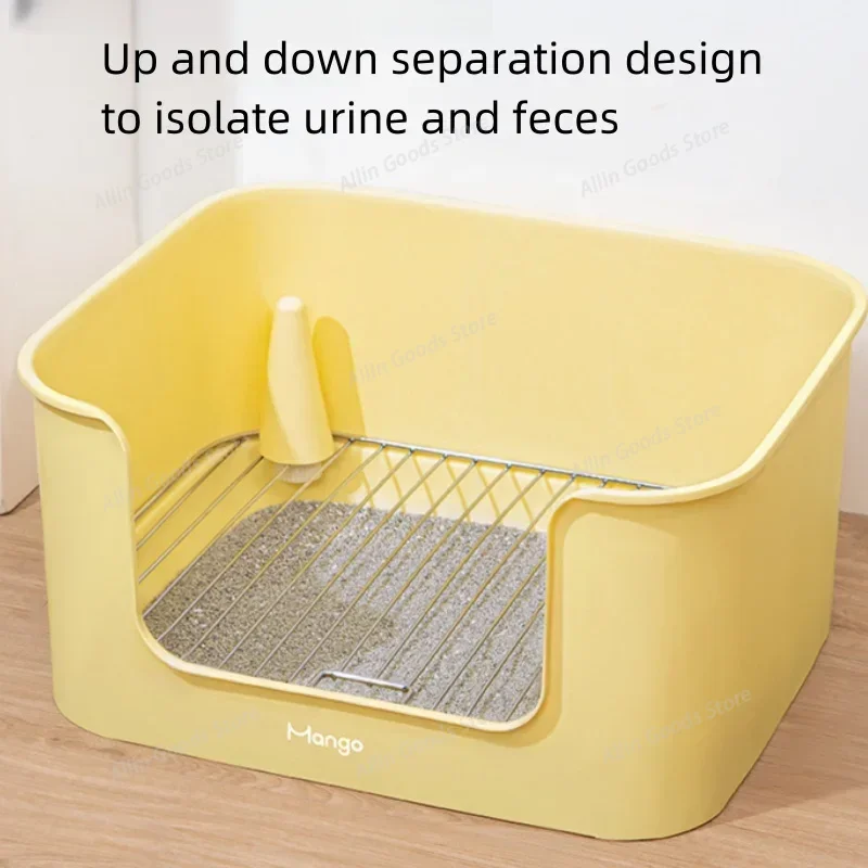 Mango Dog Potty Training Litter Box Indoor Puppy Toilet for Small Breeds Pet restroom Vertical separation design Training dogs