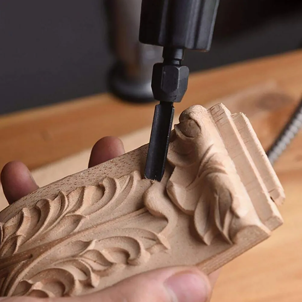 

1 set Electronic Kit Durable Wood Carving Tool Set Diy Furniture Decoration Handheld Carving Chisel Carpenter Tool Set