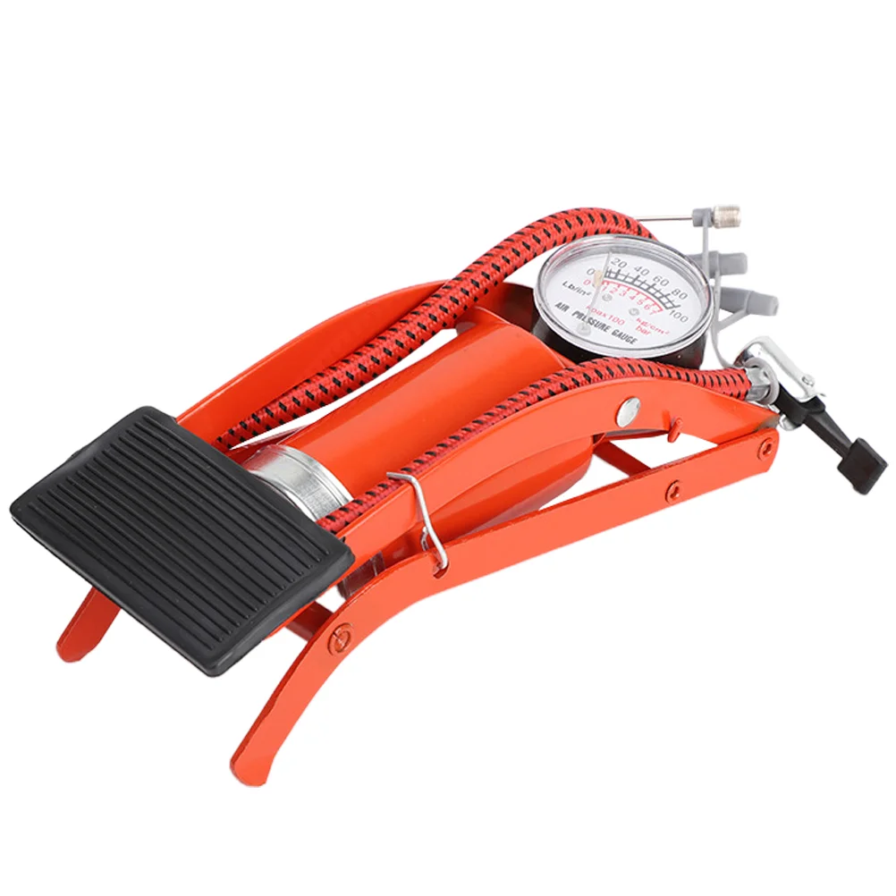 

1pc Automotive Inflator Mini Portable Inflator Air Pump Foot Pedal Air Pump for Car Use (Red) Pedals Air Pressure