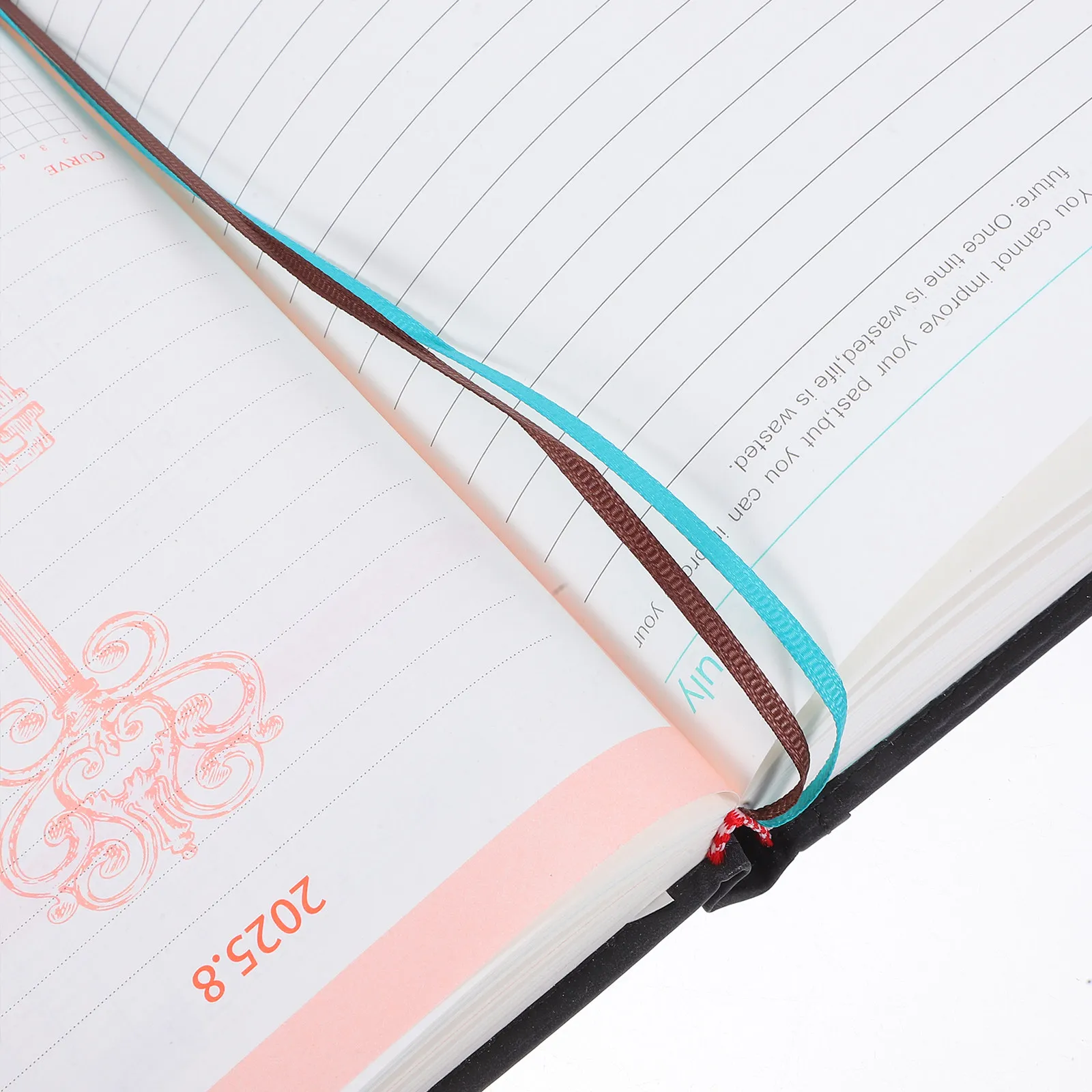

2025 Daily Weekly Monthly Planner Notebook Aesthetic Design Thick Paper Portable Compact Organizer for Work Study Travel Meeting