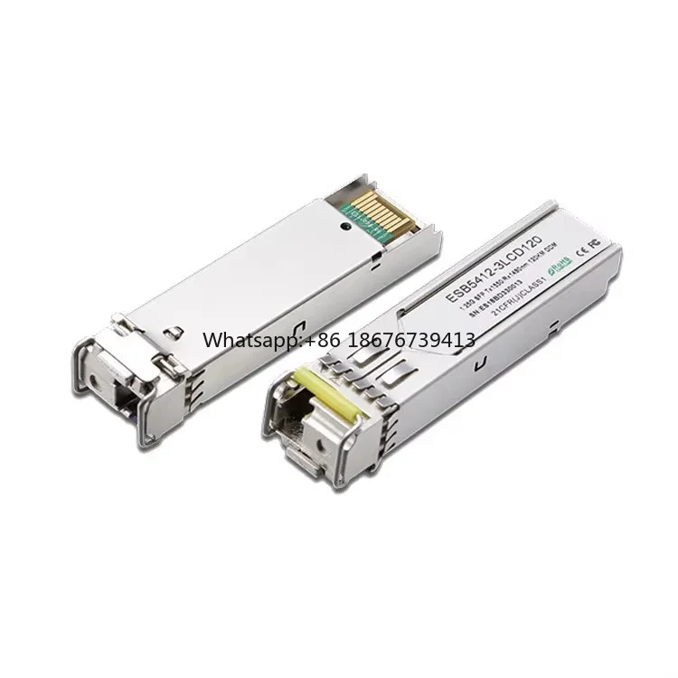 1.25G SFP BIDI TX1490/RX1550NM LC 120KM  Single mode single core fiber module with DDM