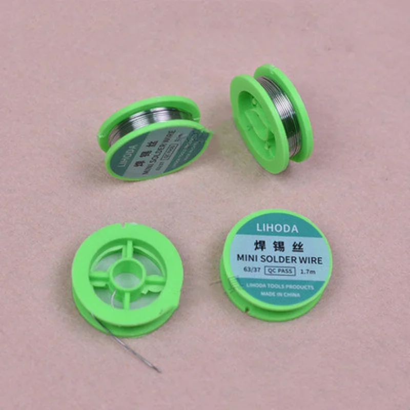 1PCS NEW 0.8mm 63/37 FLUX 2.0% 45FT Tin Lead Tin Wire Rosin Core Solder Soldering Wire Roll No-clean Welding Wires