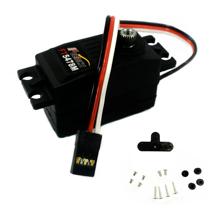 Feetech FT5478M Waterproof Digital Low Profile Metal Gear 9kg  Baja Car Servo RC Toys for 1/10 Ep/Gp on Road Car X-maxx