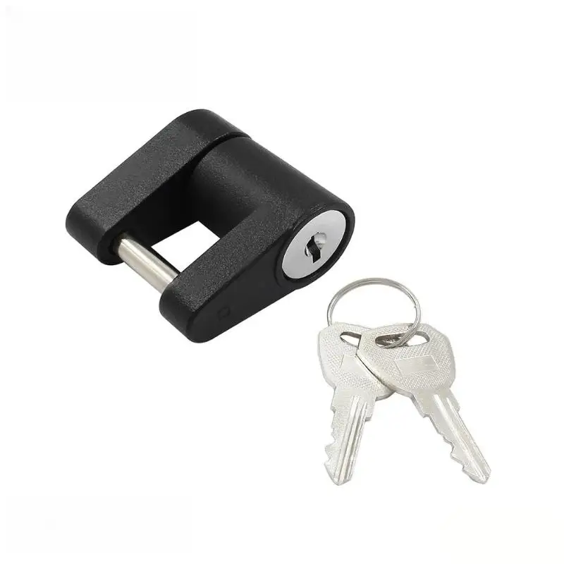 1 Set Hochleistungs-Anti-Pick-Kupplungsschloss mit 2 Schlüsseln, 1/4" Zinklegierung Anhängerkupplungsschloss für Wohnmobile, LKWs, Boote und Anhänger zur Sicherheit. – Detail 7