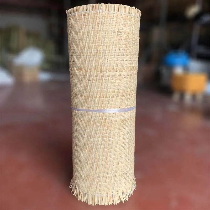 

40/50cm Width Handmade Weaving Rattan Mat Natural Indonesian Cane Webbing Wicker Roll Furniture Chair Cabinet Door Ceiling Decor