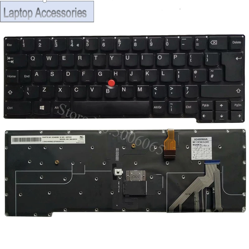 

NEW UK Laptop keyboard with backlit for lenovo thinkpad X1C 2014 x1 carbon gen 2 type 20A7 20A8 UK keyboard