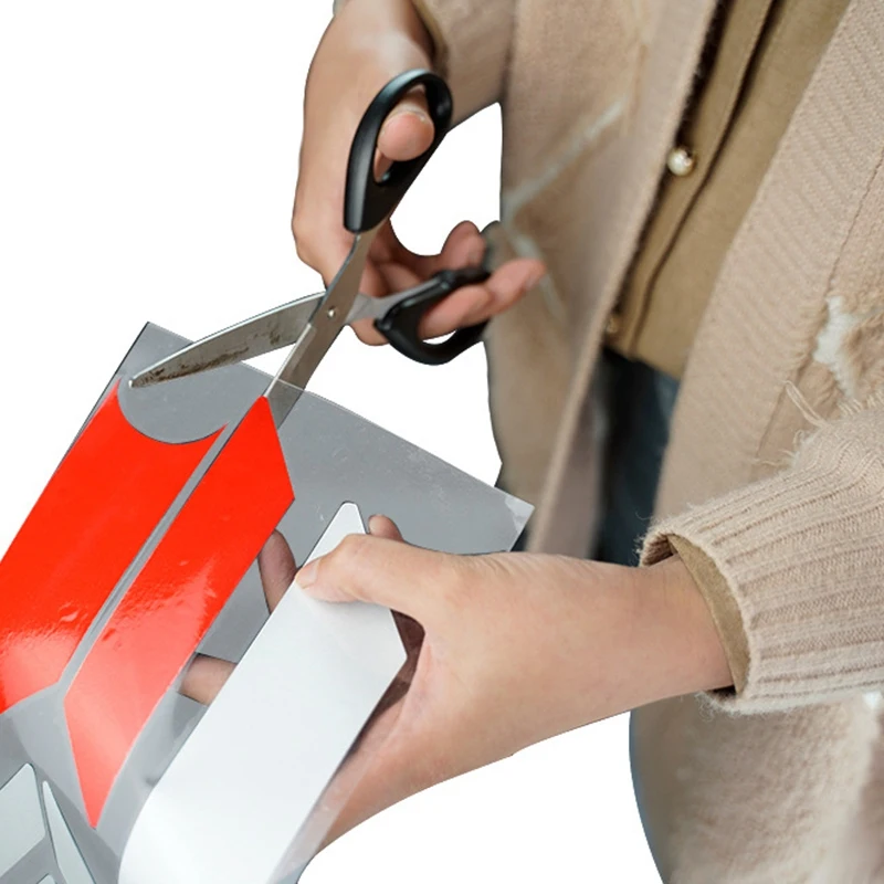 ملصقات عاكسة مقاومة للماء من مادة PVC لملصقات Ninebot MAX G30 Kickscooter القابلة للطي (أبيض وأبيض وأحمر)