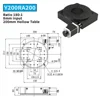 360 度インデックスプレート高精度電動ロータリーテーブル比 180/288:1 Nema 23 ステップモータードライブキット交換用 DD モーター 2