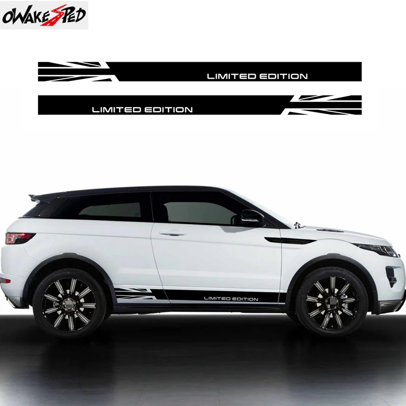 

2 шт. автомобильные наклейки из ПВХ для Range Rover Evoque I320 I322 l405 l494 длинные полоски виниловая пленка декоративные наклейки авто тюнинг аксессуары