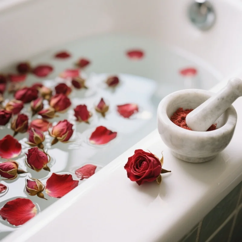 زهرة الورد الطبيعية الممتازة DIY بها بنفسك الصابون نكهة العطور جوهر شمعة صنع المواد ديكور المنزل #3