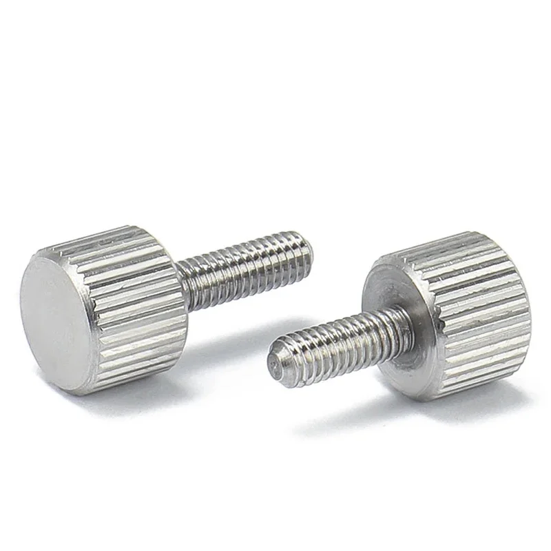 M2 M2.5 M3 M4 M5 M6 M8 304 Stainless Steel Thumb Screws,knurled Head Thumb Bolt,Machinery,Tool Round Adjustment Hand Screw