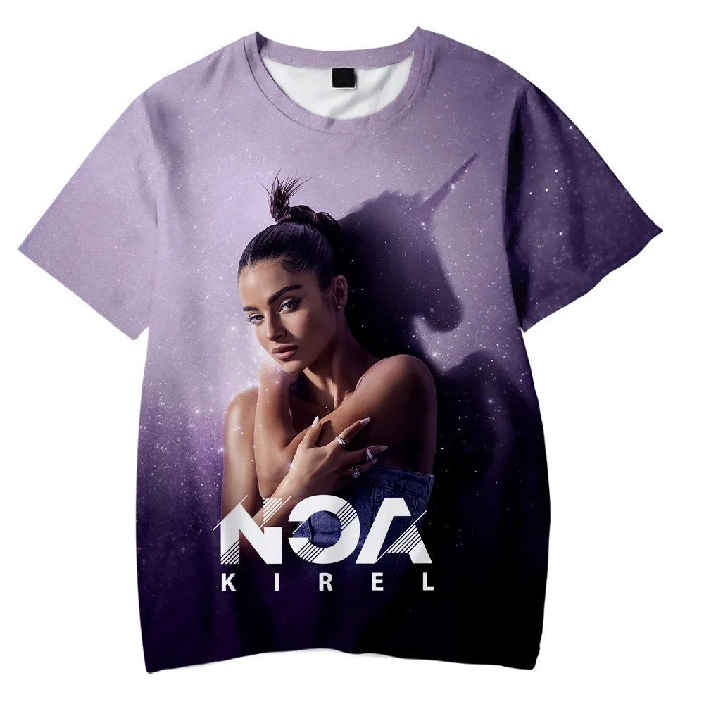 

Noa Kirel Crewneck Short Sleeve 2025 Summer Men Women's Tshirt Harajuku Streetwear T-Shirt