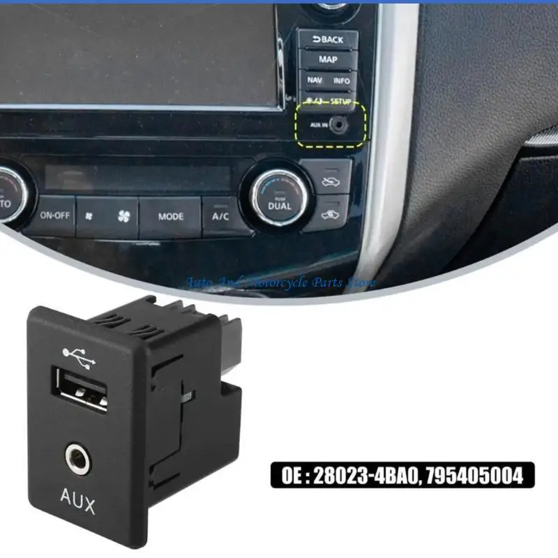 P9FD AUX-USB-Anschlussmodul 795405004 28023-4BA0B Video-Zusatzanschluss – Detail 3