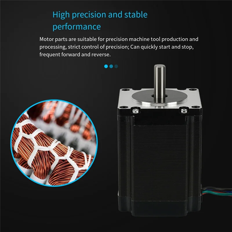 

Оптимальный 57 шаговый двигатель 1,2 Н 2,8 А, 2 фазы, 4 провода для 3D-принтера, двигатель гравировального станка «сделай сам», 57 шаговый двигатель