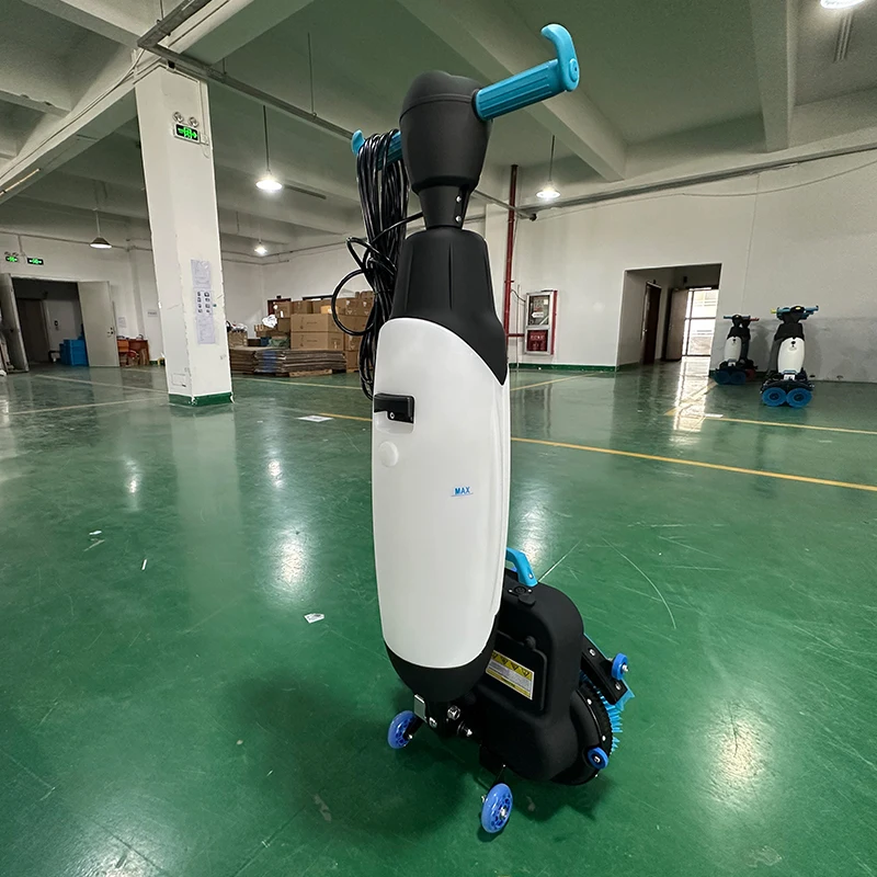 C430E Household Mini Automatic Cleaning Machine Walk Behind Floor Scrubber Dryer With Wire