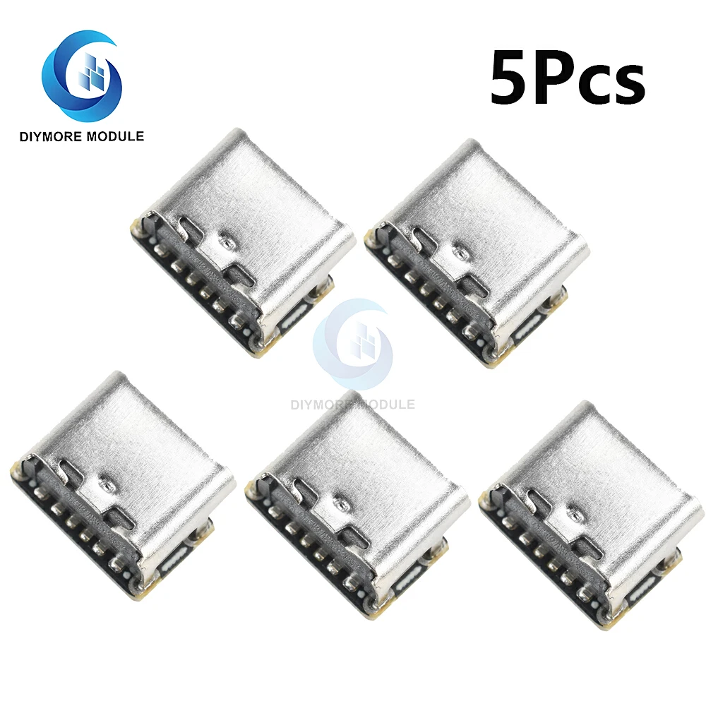 1-5 قطعة بطارية ليثيوم أيون صغيرة شحن الوسادة 3.7 فولت 4.2 فولت 18650 لوحة المفاتيح شحن لوحة الطاقة حماية نوع C وحدة الإدخال