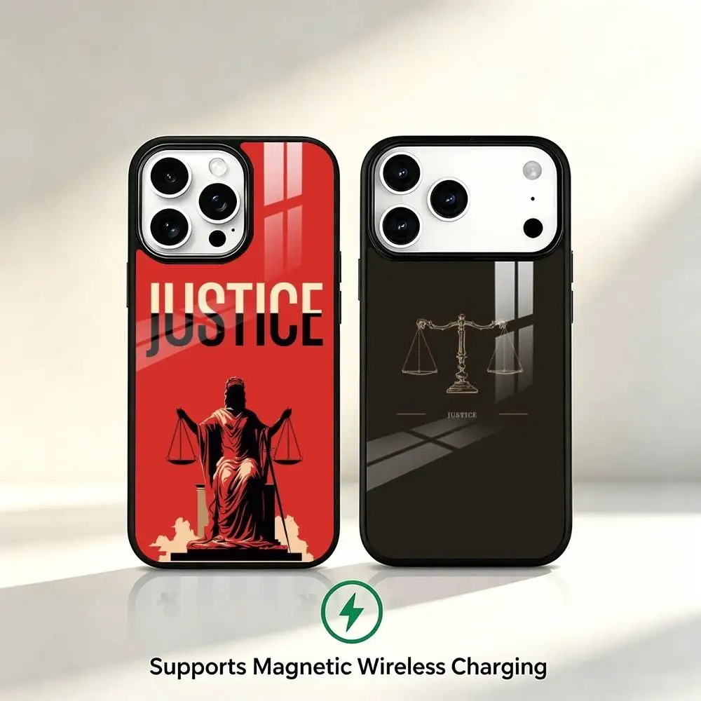 J-Justice Law Lawyer J-Judge  Phone Case For iPhone17,16,15,14,13,12,11 Plus,Pro Compatible with magnetic wireless charging