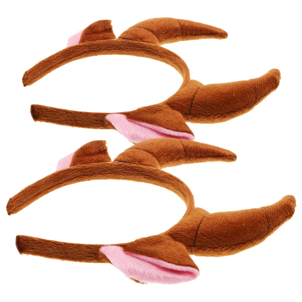 

Cute Animal Headb Bull Horn Design Comfortable Material Adult Accessory Party Stage Cosplay Hair Hoop Ox Ears Headdress