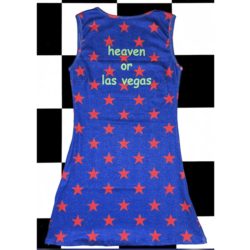 Emagrecimento bonito bolinhas coração impressão vestido feminino americano retro novo curto doce legal quente menina sem mangas colete vestidos senhoras