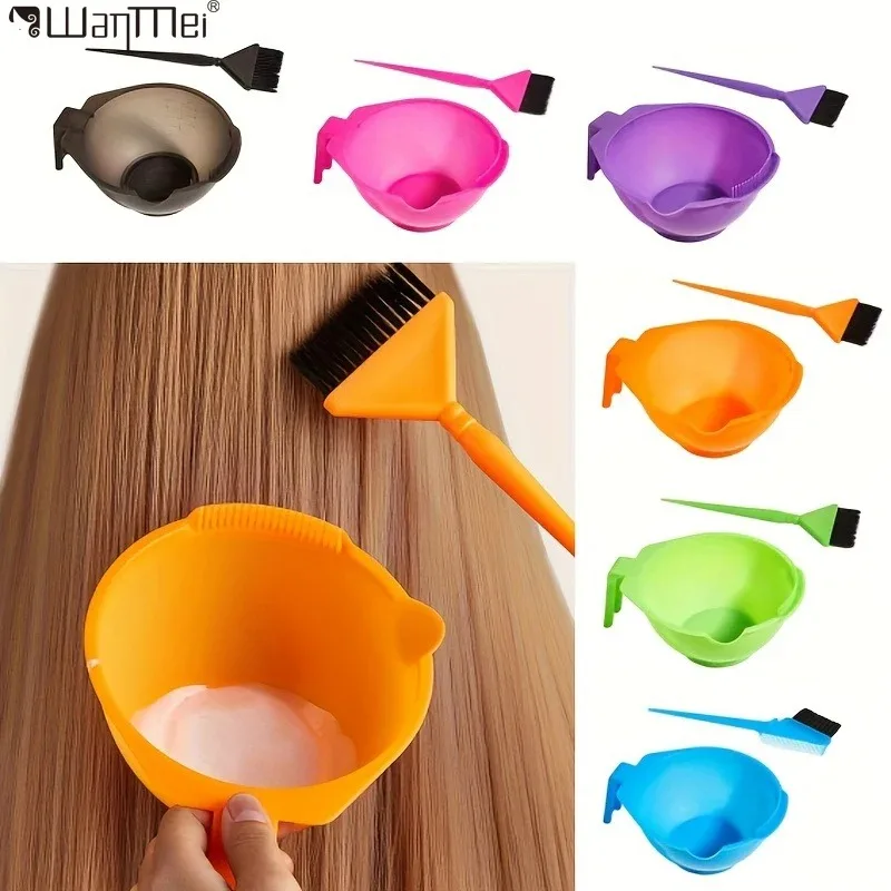 

WANMEI Professional Hair Coloring Kit Hair Dye Tools Hairdressing Styling Accessories With Hair Dye Color Mixer Dye Brush Bowl