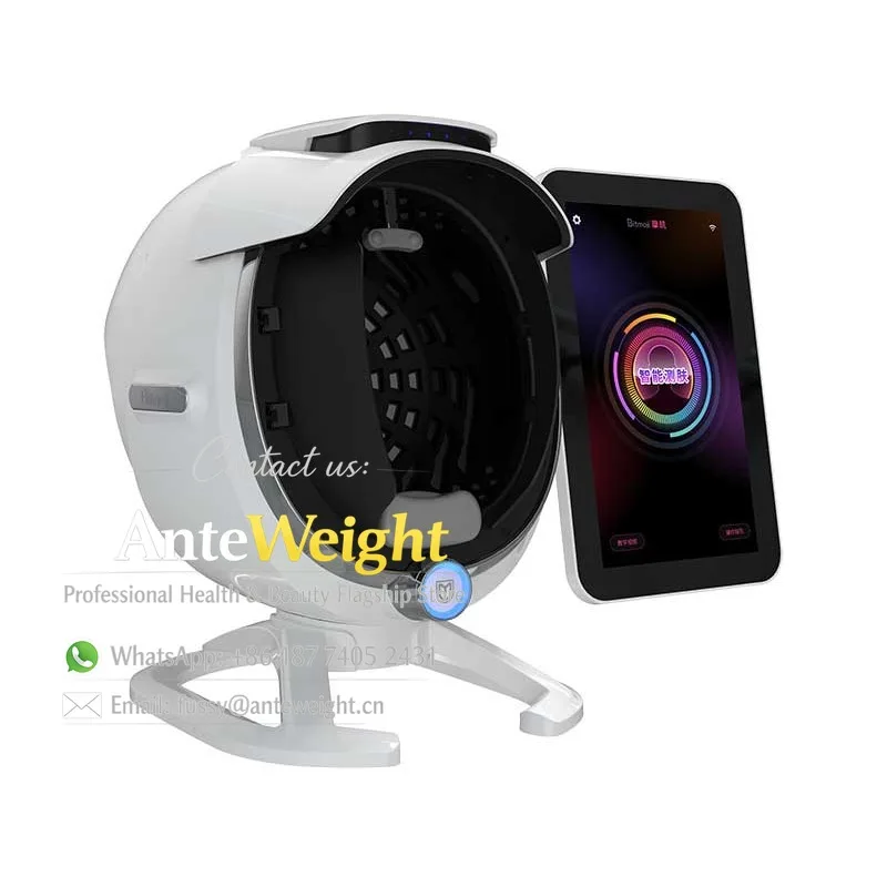 Portable Facial Analysis 3D Digital  Face Scanner Tester Mirror Digital Skin Analysis Machine