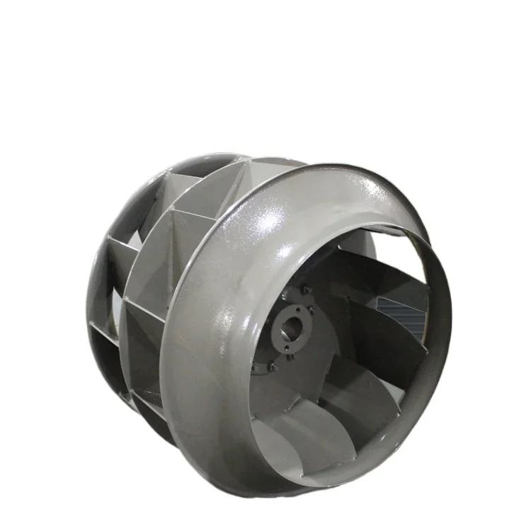 Backward tilting double inlet wind turbine, cabinet centrifugal fan accessories