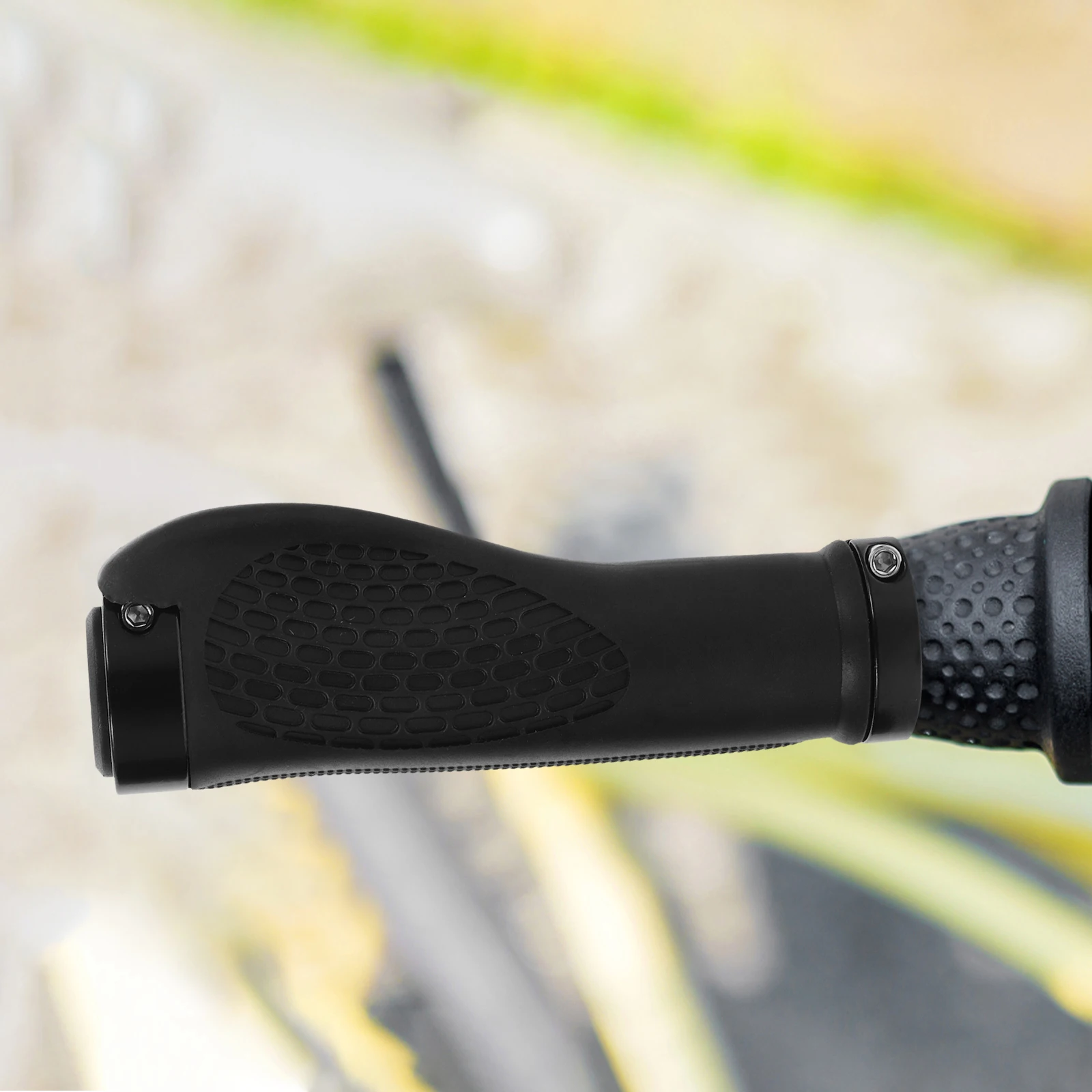 

Bicycle Grip Bike Ergonomic Handlebar Protective Cover Non-slip Grips Rubber Bicycles