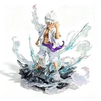 Bandai Official Licensed One Piece Monkey D Luffy Gear 5 Nika Action Figure, Large Scene Anime Figurine Home Decor Collectible 5