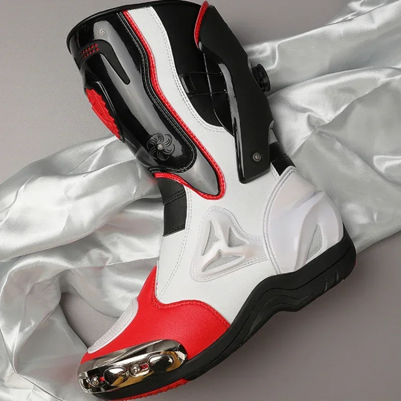 Motorcycle Boots Men Anti-slip Motorcyclist Shoes Adventure Touring Motocross MTB Dirt Bike Boots Motorcycle Accessories