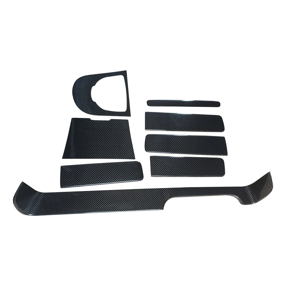 RHD Real Dry Carbon Interior Trims Console Central Storage Box Cover For Mercedes BENZ W464 G63 G500 G550 2019up