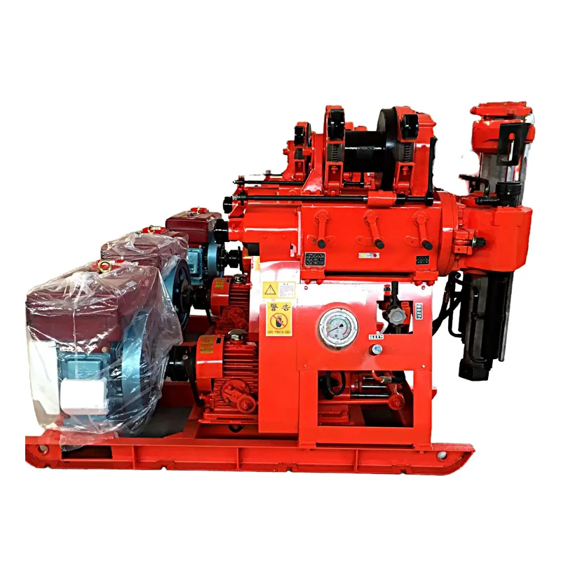 Przenośna wiertnica obrotowa na gąsienicach GK200 - silnik elektryczny/diesla 220 V |   200m głębokość do wiercenia rdzeniowego geologicznego i glebowego