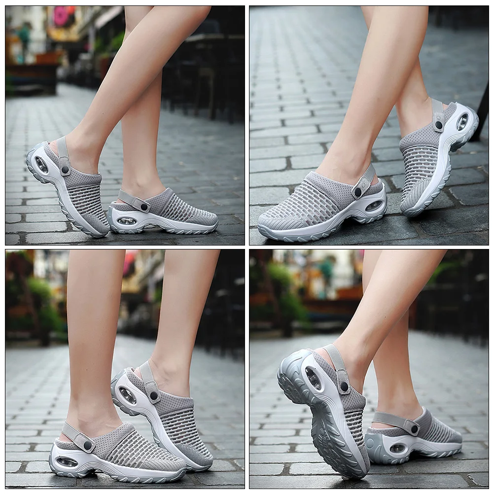 

Air Mesh Breathable Sports S Lightweight Casual Non Skid Female Running Fashion Comfortable Travel Pu Sole Trainers