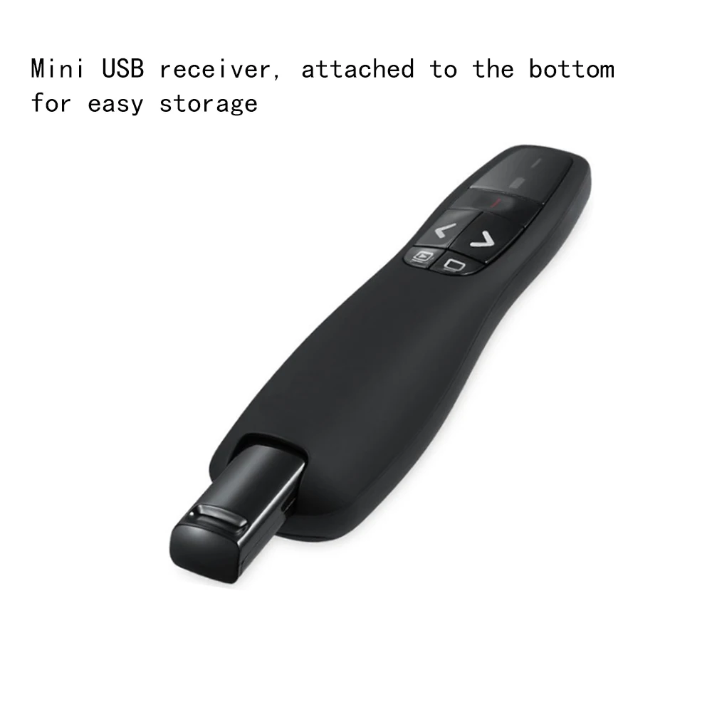 R400 USB Wireless Presenter Red Pointers Pen PPT PowerPoint Presentation Page Up and Down Remote Control Teacher