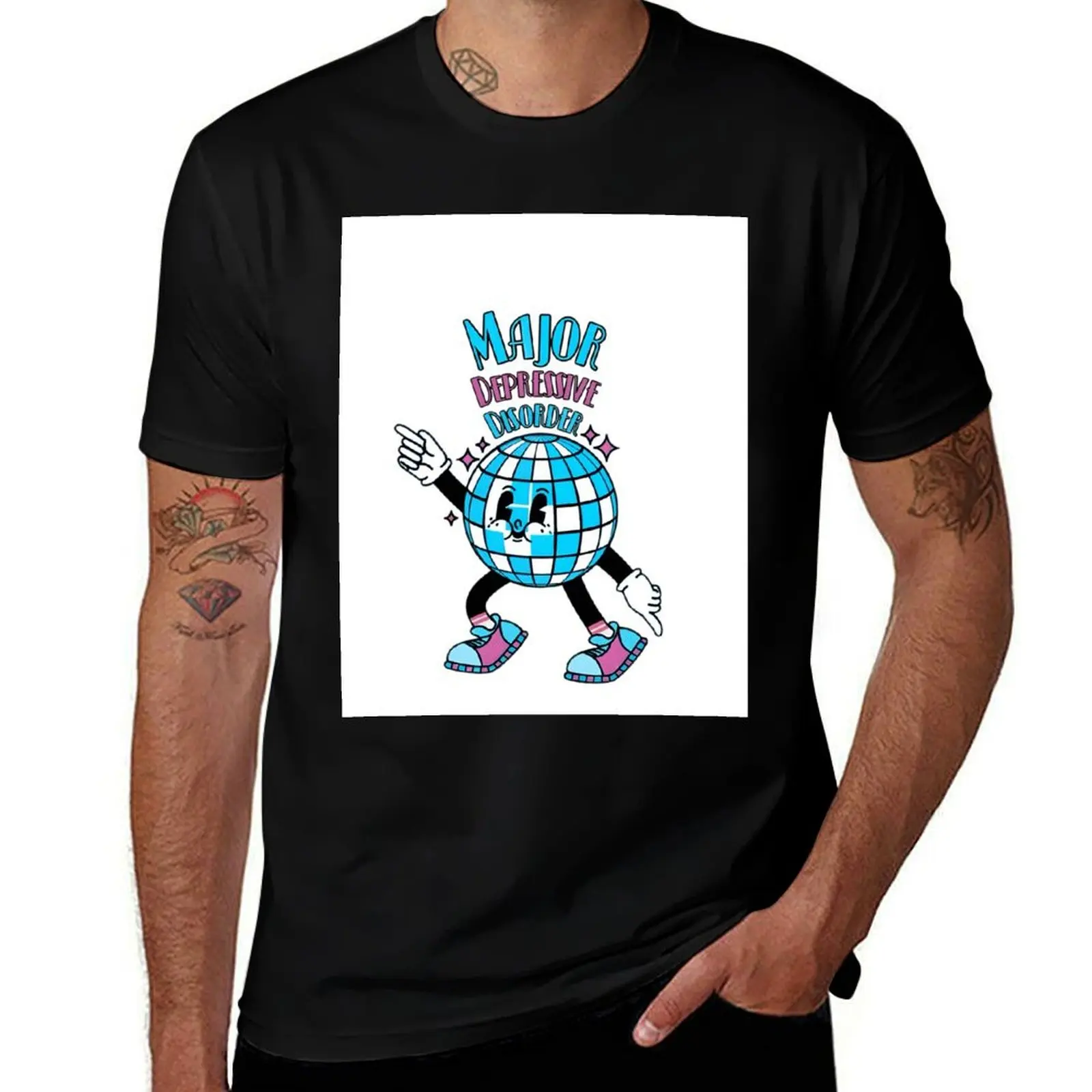 Major Depressive Disorder T-Shirt Basic Solid Color Short Sleeve T-Shirt